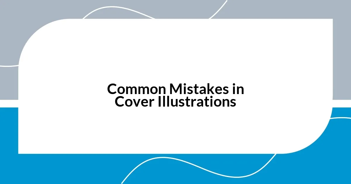 Analyzing Successful Cover Illustrations